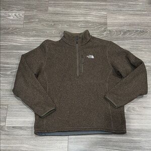 The North Face Brown Fleece Quarter-Zip